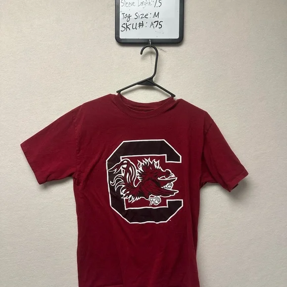 USC University of South Carolina Gamecocks Champion Burgundy T-Shirt Men’s M - Picture 13 of 13